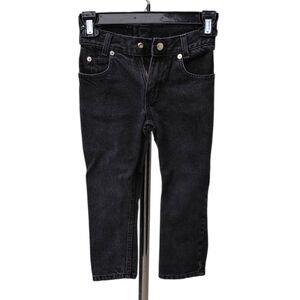 7094..Kids High Sierra Black Straight Leg  Jeans Size 4